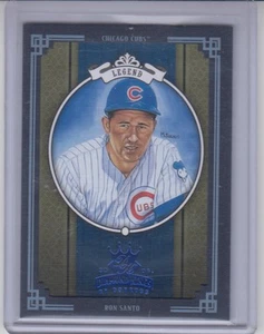 2005 Donruss Diamond Kings #283 Ron Santo Framed Blue /100 Card Chicago Cubs HOF - Picture 1 of 1