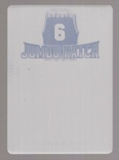 AVERY JOHNSON 2020 LEAF IN THE GAME USED SPORTS BLACK PRINTING PLATE 1/1