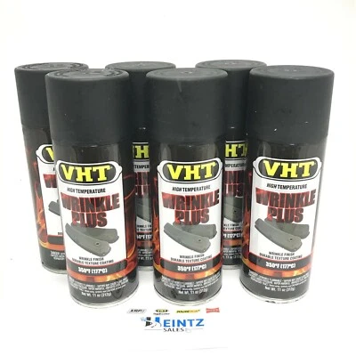 VHT SP201-6 PACK BLACK High Temperature Wrinkle Finish Durable Texture Coating  Foto 1 de 3