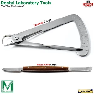 Dental Laboratory Tools Dental Fahan Wax Carver Fahen Iwanson Gauge 2PCs Knife - Picture 1 of 3