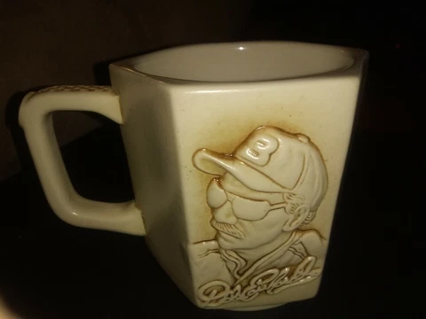 Dale Earnhardt #3 Tan Coffee Cup Mug NASCAR 50th Anniversary Cover