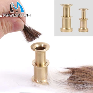 Maxcatch Fishing Fly Tying Accessory Hair Stacker Brass Fish Tackle Small/Medium - Picture 1 of 6
