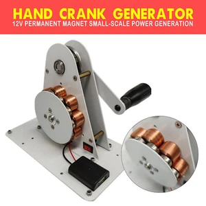 Generador de manivela manual imán permanente portátil de 50 W cargador USB camping al aire libre - Imagen 1 de 11