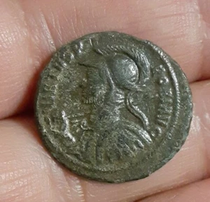 ROMAN Silvered Antoninianus PROBUS HEMETED w SPEAR Rev  HORSEBACK PeteGreek187dg - Picture 1 of 2