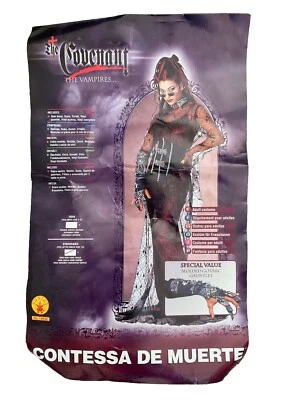 The Covenant Contessa De Muerte Womens Vampire Costume. Fits Up To Dress Size 12 - Image 1 of 2