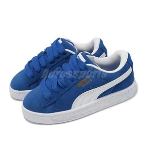 Puma Suede XL PS Team Royal Blue White Kid Preschool Casual Shoes 396578-01 - Picture 1 of 8