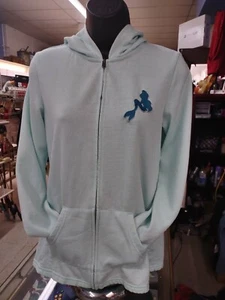 Girls Disney Roxy Girl Little Mermaid be herd Full Zip Coat Hoodie Size 16xxl  - Picture 1 of 6