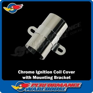 Chrome Canister Ignition Coil Cover with Chrome Mounting Bracket, TCO-3050 - Picture 1 of 4