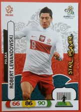 Panini Euro 2012 - Star Player card - Robert Lewandowski of Poland
