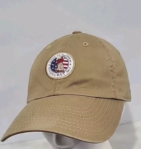 2005 US Open Pinehurst Hat Khaki USGA Golf Embroidered Logo, One Size Adult - Picture 1 of 8