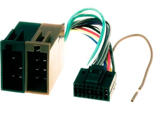 Auto-Radio Adapter Kabel für KENWOOD Stecker DIN ISO 16 Pin Kabelbaum Autoradio - Bild 1 von 1