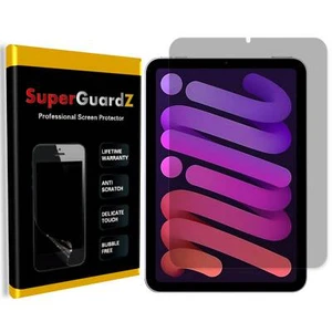 SuperGuardZ Privacy Anti-Spy Screen Protector Shield Film For iPad Mini 6 & 7 - Picture 1 of 6