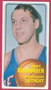 1970-71 Topps Basketball # 96 (VG) Terry Dischinger - Detroit