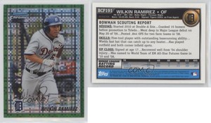 2010 Bowman Chrome Prospects Retail Green X-Fractor Wilkin Ramirez #BCP191