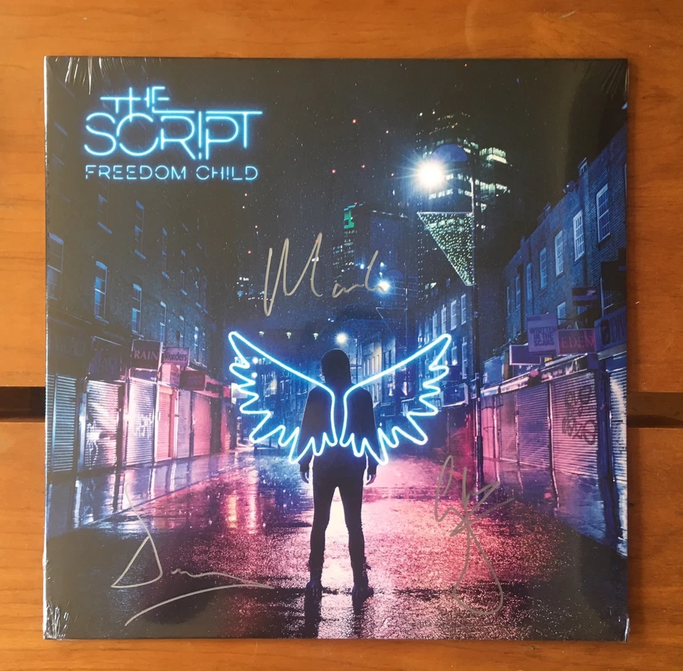 The Script Freedom Child Vinyl LP ALBUM Autographed SIGNED SEALED - Image 1 of 1