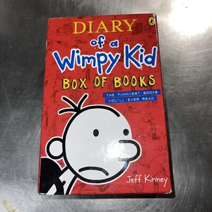 DIARY OF A WIMPY KID BOX OF BOOKS By Jeff Kinney *Excellent Condition* - Picture 1 of 5