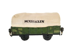 AC4123: Vintage Marklin 0 Gauge Canvas Covered Freight Wagon 1763/0 - Picture 1 of 4