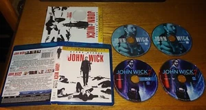 John Wick Chapter 1 2 3 Blu-ray DVD Keanu Reeves - Picture 1 of 2