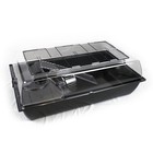 Vollplastik Nagerkäfig Alex 78x48x27 cm schwarz Hamster Maus Nager Käfig