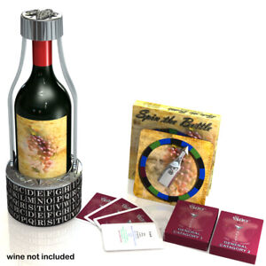 Vino Vault Wine Puzzle, Brain Teaser Puzzle and Spin the Bottle Wine Party Game