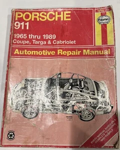 Porsche 911 1965-1989 Haynes Auto Repair Manual 80020 Coupe, Targa & Cabriolet - Picture 1 of 3