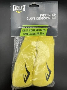 Everlast Everfresh Glove Deodorizers Yellow One Size Antimicrobial Set Of 2 New - Picture 1 of 3