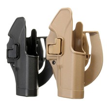 Tactical Holster Right Hand Paddle Holster For Glock 17 19 22 23 31 Black Tan 