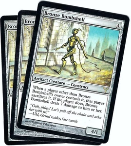 MTG Magic the Gathering Card - 3X Bronze Bombshell - Dissension - Rare X3 - Picture 1 of 7