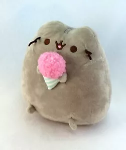 Pusheen The Cat With Ice Cream Official Plush 20cm Licensed by Bensons Kawaii - Picture 1 of 8