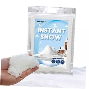 10 Ounces Fake Snow Instant Snow Make 6 Gallons, Artificial Snow Great for  - Picture 1 of 7