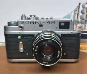 📷 Zorki 4K 35mm Soviet Rangefinder Film Camera with Jupiter-8 50mm f/2 Lens | - Picture 1 of 13