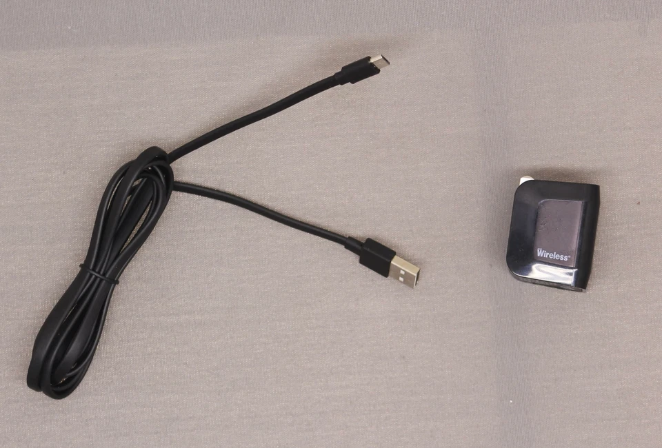 new Just Wireless Wall Charger Micro-USB 5 Ft. Flat Cable Cord Black - Image 1 of 3