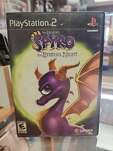 The Legend of Spyro: The Eternal Night (Juego PS2 2007) CIB Etiqueta Negra Completo - Imagen 1 de 6