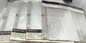 Recollections SCRAPBOOK PAGES Album Refills 12x12 4x6 Photos Lot of 4 - Picture 1 of 1