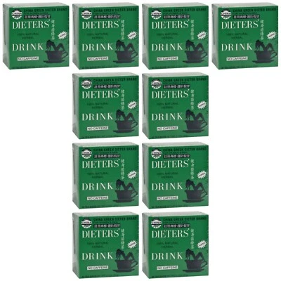 DIETERS' DRINK Uncle Lee’s Dieters Green Tea Herbal Slim Fit Weight Loss Offer 10x(300TeaBags)