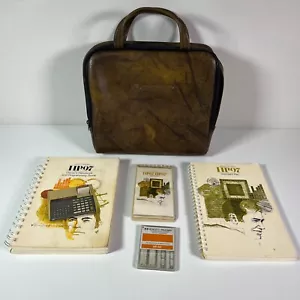 Vintage HP Hewlett-Packard HP-97 Owner's Handbook Programming Guide HP-65 w/ Bag - Picture 1 of 21
