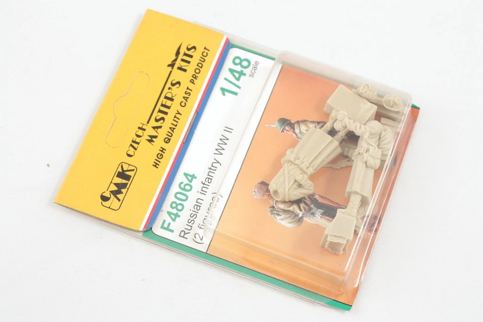 CMK F48064 Russian Infantry WW II 2 Fig. 1:48 modellismo statico - Immagine 1 di 1