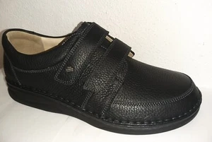 Finn Comfort Schuhe Modell Wicklow schwarz genarbt 2 Klettverschluß Schuhbeutel - Bild 1 von 5