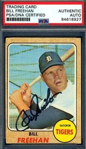 Bill Freehan PSA DNA Signed 1968 Topps Autograph - Picture 1 of 1