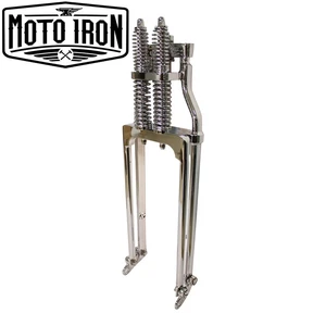Chrome Springer Front End Stock Length Harley Davidson Sportster Bobber Chopper - Picture 1 of 11
