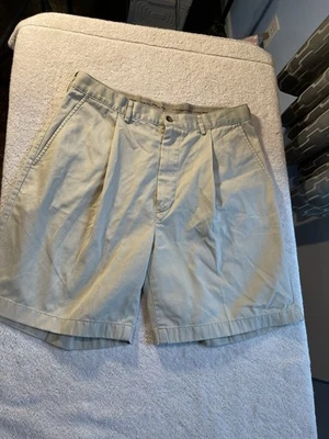 Gant Chino Shorts Mens 33x7 Tan Beige 100% Cotton Classic High Rise - Image 1 of 4
