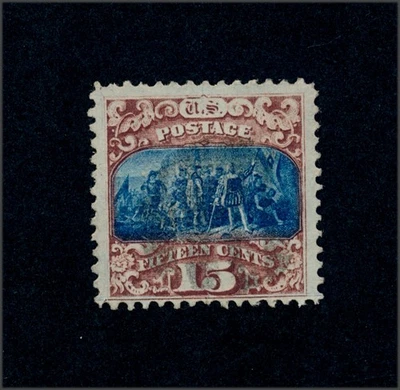 drbobstamps US Scott #119 Used Double Grill Var. w/Clean 2025 PSE Cert SCV $475 - Image 1 of 3