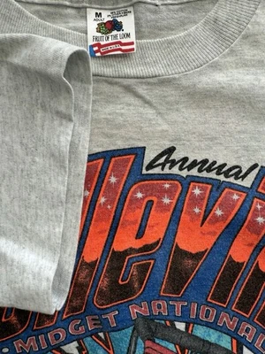 Camiseta De Colección Años 90 Talla M Coche Carrera Auto Belleville Midgets Puntada Única EE. UU. Foto 1 de 4