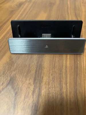 Sony PS Vita Charging Cradle Silver/Black Compatible with PS Vita Used - Image 1 of 4