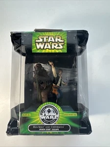 Star Wars Silver Anniversary Han Solo Chewbacca Figur Death Star Escape 2001 - Bild 1 von 6