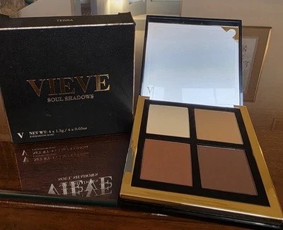 Vieve Eyeshadow Quad In Terra NIB FREE SHIP  - Image 1 of 4