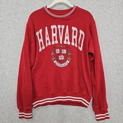 Harvard University Sweatshirt Crewneck Size S Red Licensed Logo Apparel - Image 1 of 4