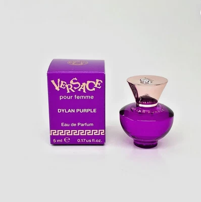 Versace Dylan Purple Pour Femme Eau De Parfum EDP Perfume 5 ml/0,17 oz Viaje Mini Foto 1 de 4