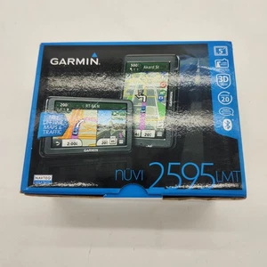 Garmin Nuvi 2595 LMT GPS Portable Navigator Lifetime Maps Bundle - Picture 1 of 7