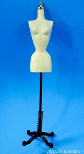 RARA bambola Barbie forma abito in pietra di seta / manichino quasi come nuova ~ anni 2000 - Foto 1 di 8